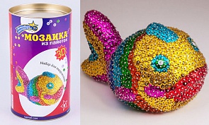 Мозаика из пайеток 3D "Рыбка" (Волшебная мастерская, 3D-04)